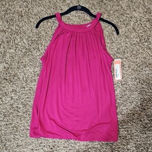 Loveappella Magenta Sleeveless Top
